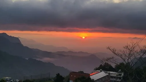 Sunset in Alishan, Taiwan