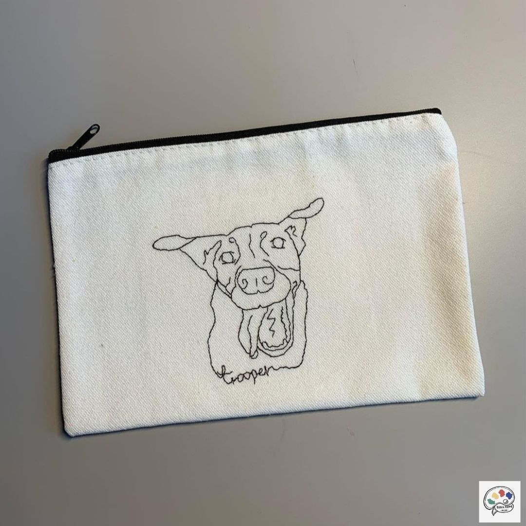 Custom Embroidery Rectangle Pouch