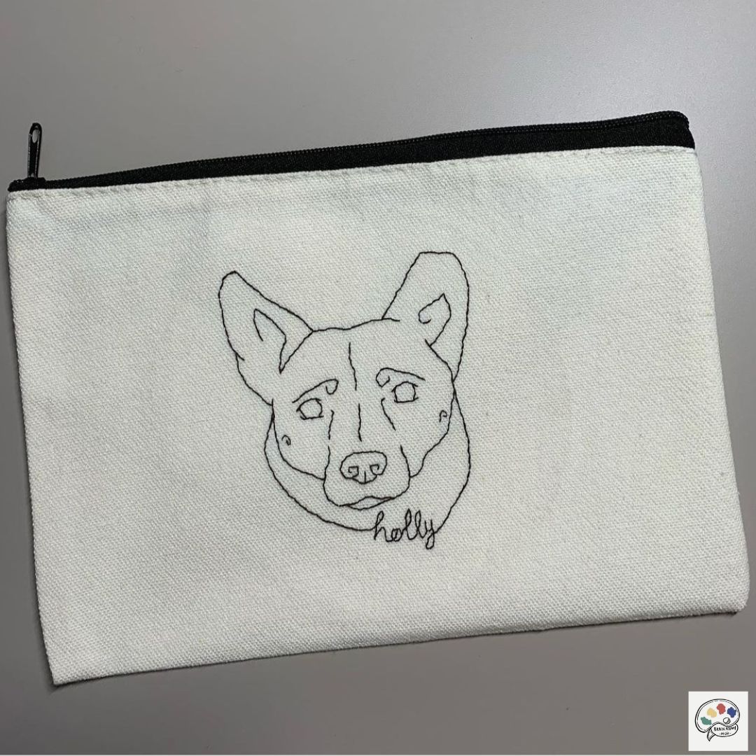 Custom Embroidery Rectangle Pouch