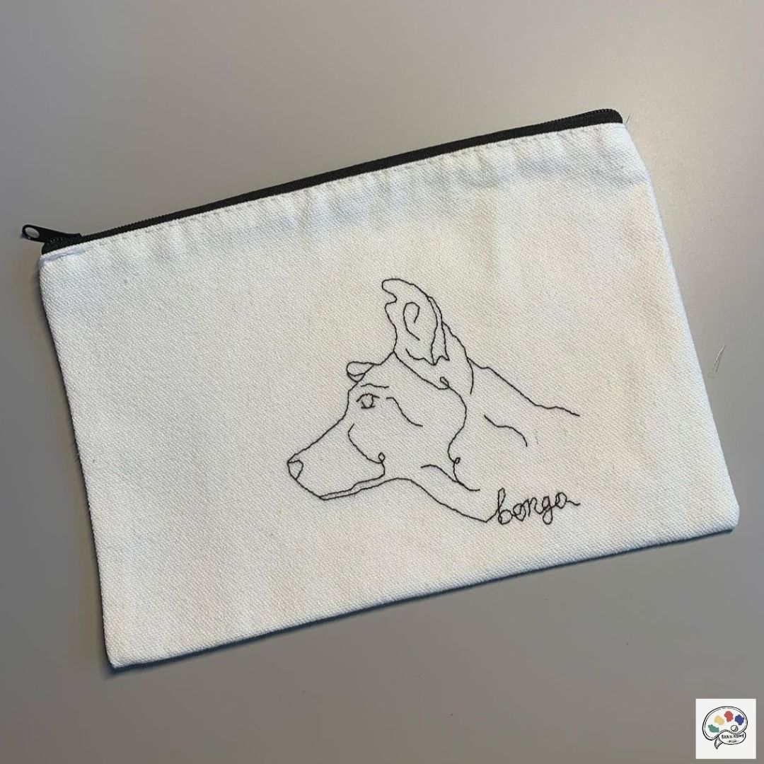 Custom Embroidery Rectangle Pouch