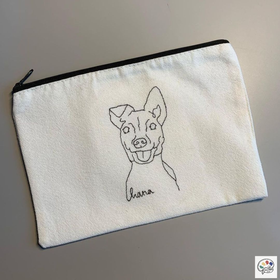 Custom Embroidery Rectangle Pouch